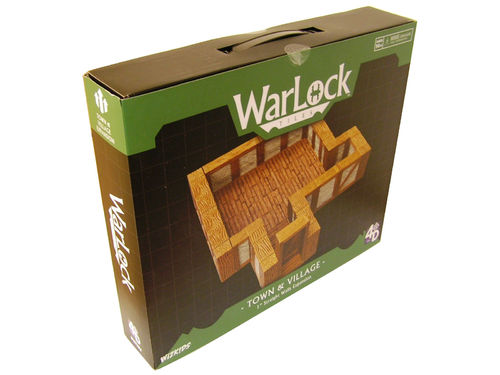 WZK16531 WarLock Tiles: Expansion Pack Town & Village Straight Walls