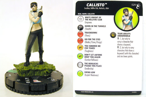 HeroClix - #029 Callisto - X-Men Rise and Fall