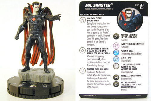 HeroClix - #044 Mr. Sinister- X-Men Rise and Fall