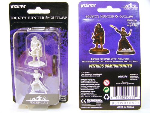 WZK90339 - Pathfinder Deep Cuts Wave 15 - Unpainted Miniatures - Bounty Hunter & Outlaw