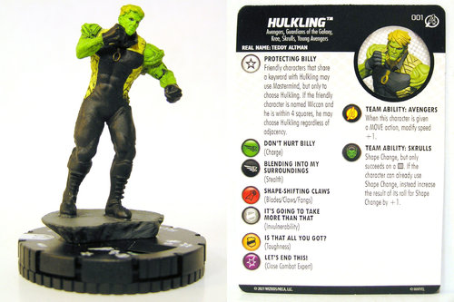 HeroClix - #001 Hulkling - Avengers Fantastic Four Empyre