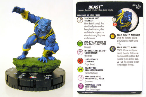 HeroClix - #011 Beast - Avengers Fantastic Four Empyre