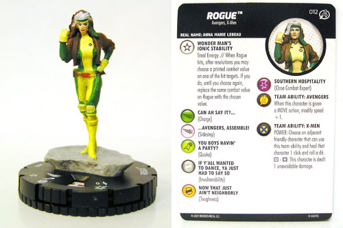 HeroClix - #012 Rogue - Avengers Fantastic Four Empyre