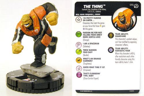 HeroClix - #013 The Thing - Avengers Fantastic Four Empyre