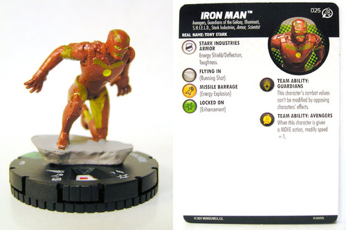 HeroClix - #025 Iron Man - Avengers Fantastic Four Empyre
