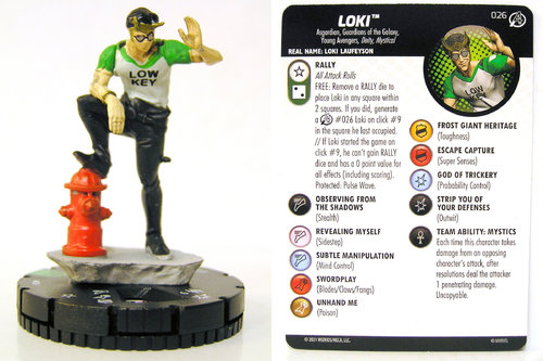 HeroClix - #026 Loki - Avengers Fantastic Four Empyre