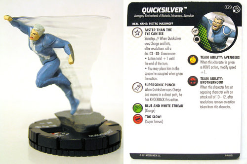 HeroClix - #029 Quicksilver - Avengers Fantastic Four Empyre
