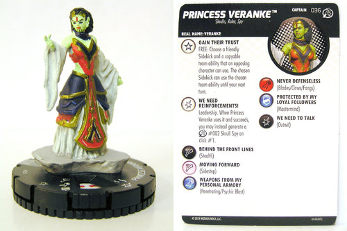HeroClix - #036 Princess Veranke - Avengers Fantastic Four Empyre