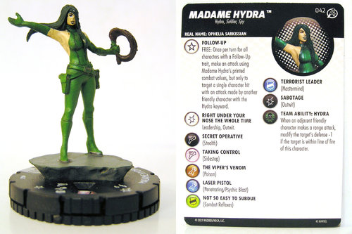 HeroClix - #042 Madame Hydra - Avengers Fantastic Four Empyre