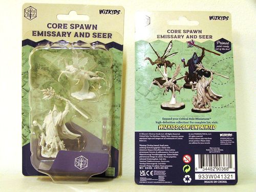 WZK90368 - D&D Critical Role Wave 1 - Unpainted Miniatures - Core Spawn Emissary and Seer
