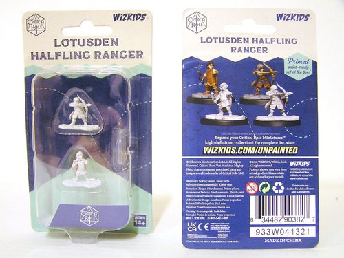 WZK90382 - D&D Critical Role Wave 1 - Unpainted Miniatures - Lotusden Halfling Ranger