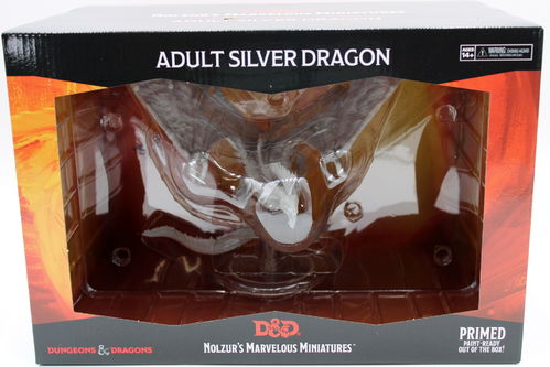 WZK90566 - D&D Nolzur's Marvelous - Unpainted Miniatures - Adult Silver Dragon