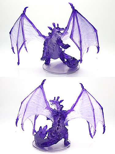 D&D - #042 Young Amethyst Dragon Large  - Fizbans Treasury of Dragons