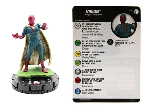 HeroClix - #004 Vision - Marvel Studios Disney Plus