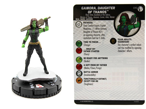 HeroClix - #010 Gamora, Daughter of Thanos - Marvel Studios Disney Plus