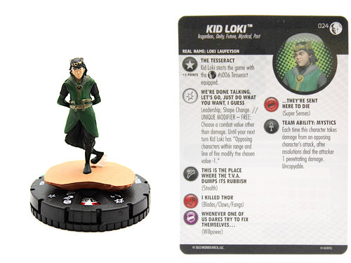 HeroClix - #024 Kid Loki - Marvel Studios Disney Plus