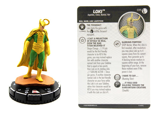 HeroClix - #035 Loki - Marvel Studios Disney Plus