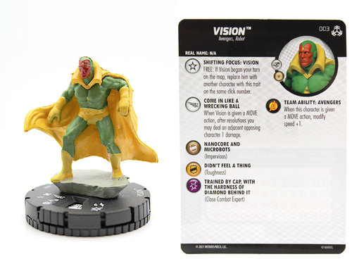 HeroClix - #003 Vision - Avengers War of the Realms