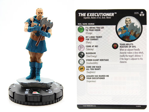 HeroClix - #005 The Executioner - Avengers War of the Realms