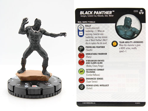 HeroClix - #006 Black Panther - Avengers War of the Realms