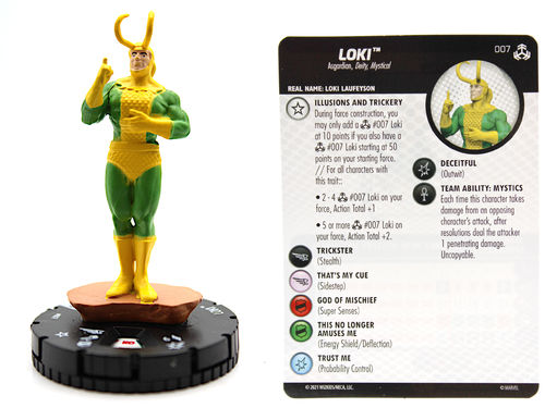 HeroClix - #007 Loki - Avengers War of the Realms