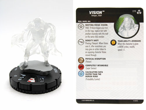 HeroClix - #019 Vision - Avengers War of the Realms