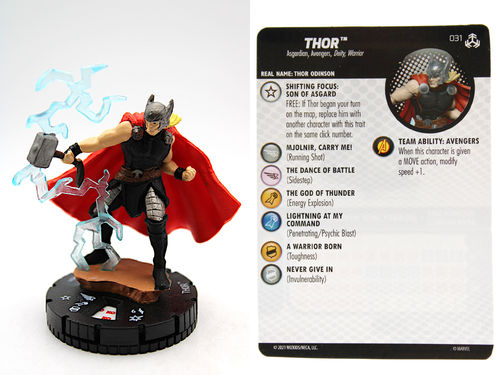HeroClix - #031 Thor - Avengers War of the Realms