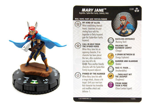 HeroClix - #038 Mary Jane - Avengers War of the Realms
