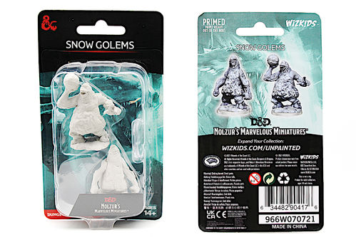 WZK90417 - D&D Nolzur's Marvelous Wave 16 - Unpainted Miniatures - Snow Golems