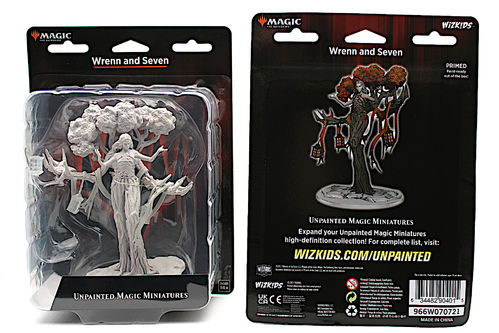 WZK90401 - Magic: The Gathering - Unpainted Miniatures - Wrenn and Seven