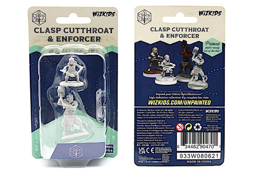 WZK90470 - D&D Critical Role - Unpainted Miniatures - Clasp Cutthroat Enforcer