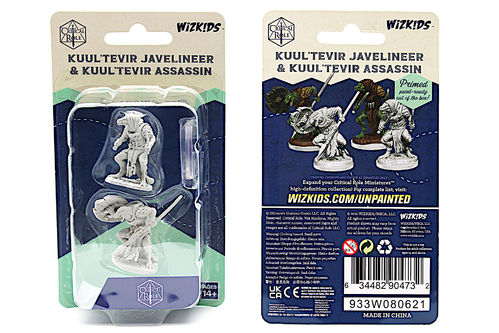 WZK90473 - D&D Critical Role - Unpainted Miniatures - Kuultevir Javelineer & Kuultevir Assassin