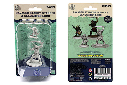 WZK90479 - D&D Critical Role - Unpainted Miniatures - Ravager Stabby-Stabber & Slaughter Lord