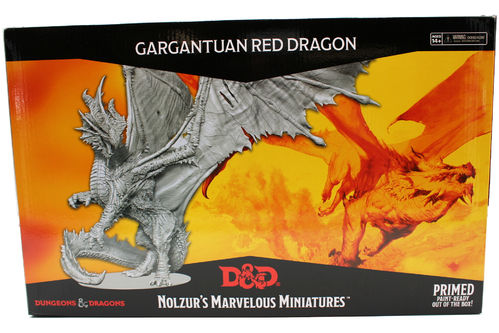 WZK90562 - D&D Nolzur's Marvelous - Unpainted Miniatures Gargantuan Red Dragon