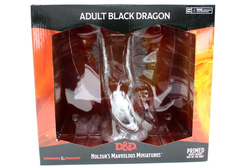 WZK90577 - D&D Nolzur's Marvelous - Unpainted Miniatures Adult Black Dragon
