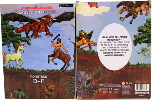 WZK96243 D&D Icons of the Realms: Classic Collection: Monsters D-F