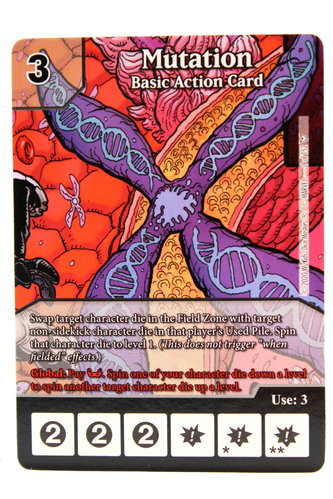 Dice Masters - #009 Mutation Basic Action Card - The Dark Phoenix Saga