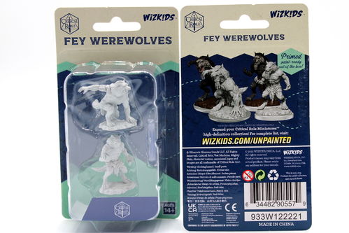 WZK90557 - D&D Critical Role Wave 3 - Unpainted Miniatures - Fey Werewolves