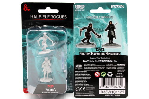 WZK90485 - D&D Nolzur's Marvelous Wave 17 - Unpainted Miniatures - Half-Elf Rogue Female