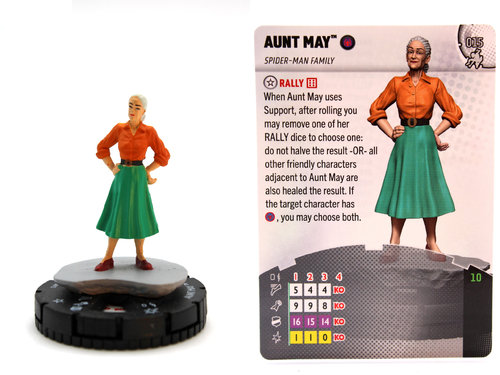 HeroClix - #015 Aunt-May - Spider-Man Beyond Amazing