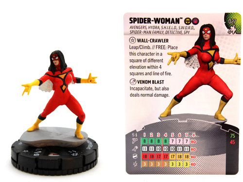HeroClix - #027 Spider-Woman - Spider-Man Beyond Amazing
