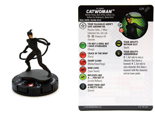 HeroClix - #029 Catwoman - Batman Team-Up