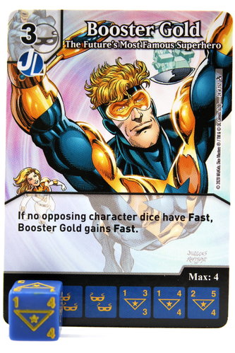Dice Masters - #024 Booster Gold The Future´s Most Famous Superhero - Superman Kryptonite Crisis