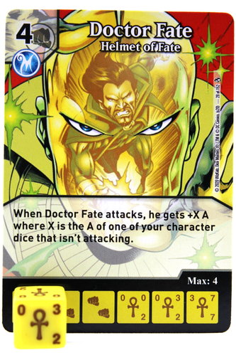 Dice Masters - #028 Doctor Fate Helmet of Fate - Superman Kryptonite Crisis