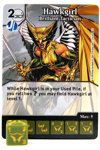 Dice Masters - #033 Hawkgirl Brilliant Tactician - Superman Kryptonite Crisis
