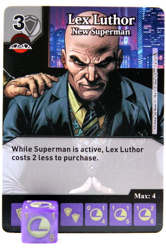 Dice Masters - #037 Lex Luthor New Superman - Superman Kryptonite Crisis