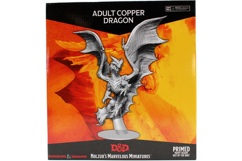 WZK90602 - D&D Nolzur's Marvelous - Unpainted Miniatures Adult Copper Dragon