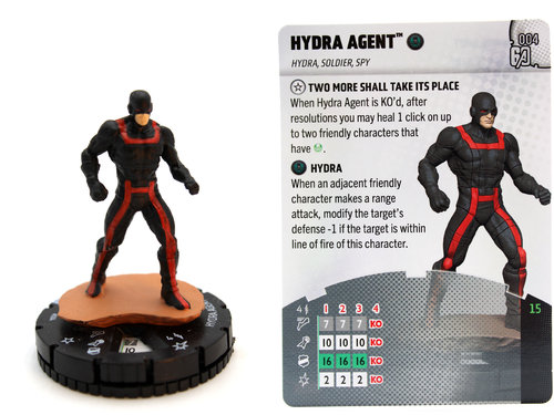 HeroClix - #004 Hydra Agent - Avengers 60th Anniversary