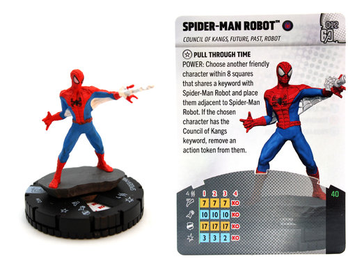 HeroClix - #012 Spider-Man Robot - Avengers 60th Anniversary