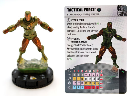 HeroClix - #031a Tactical Force - Avengers 60th Anniversary